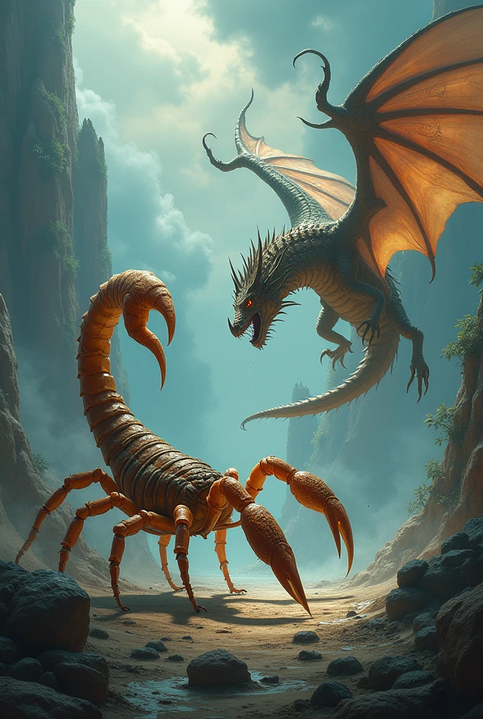 The scorpion joins the dragon