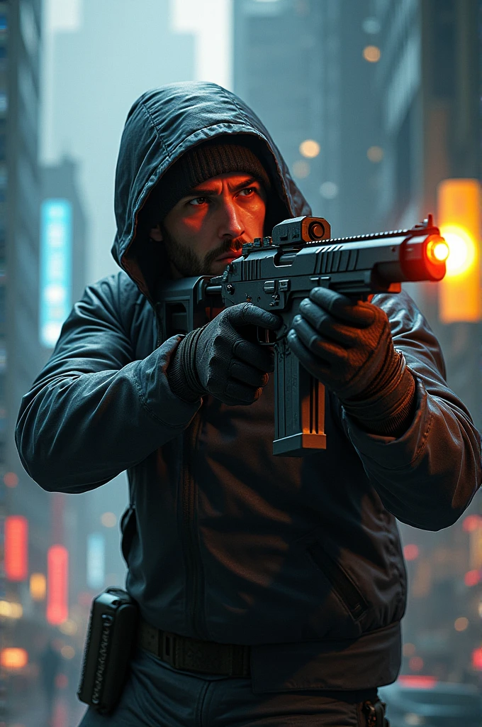 A marksman who uses a pistol combined with fist fighting techniques.