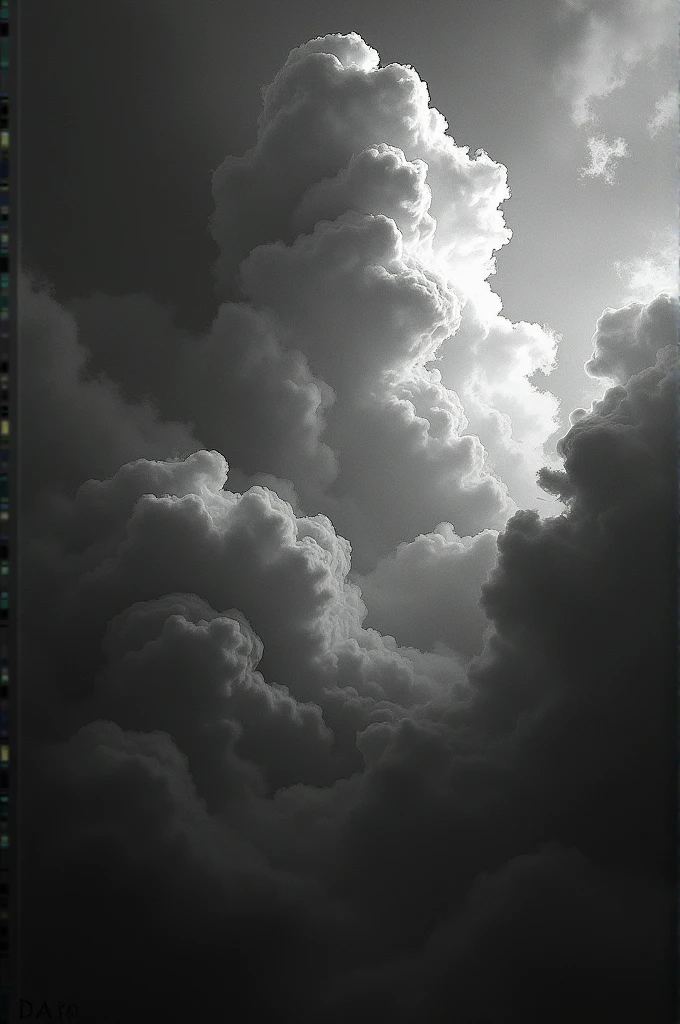 Black and white clouds
