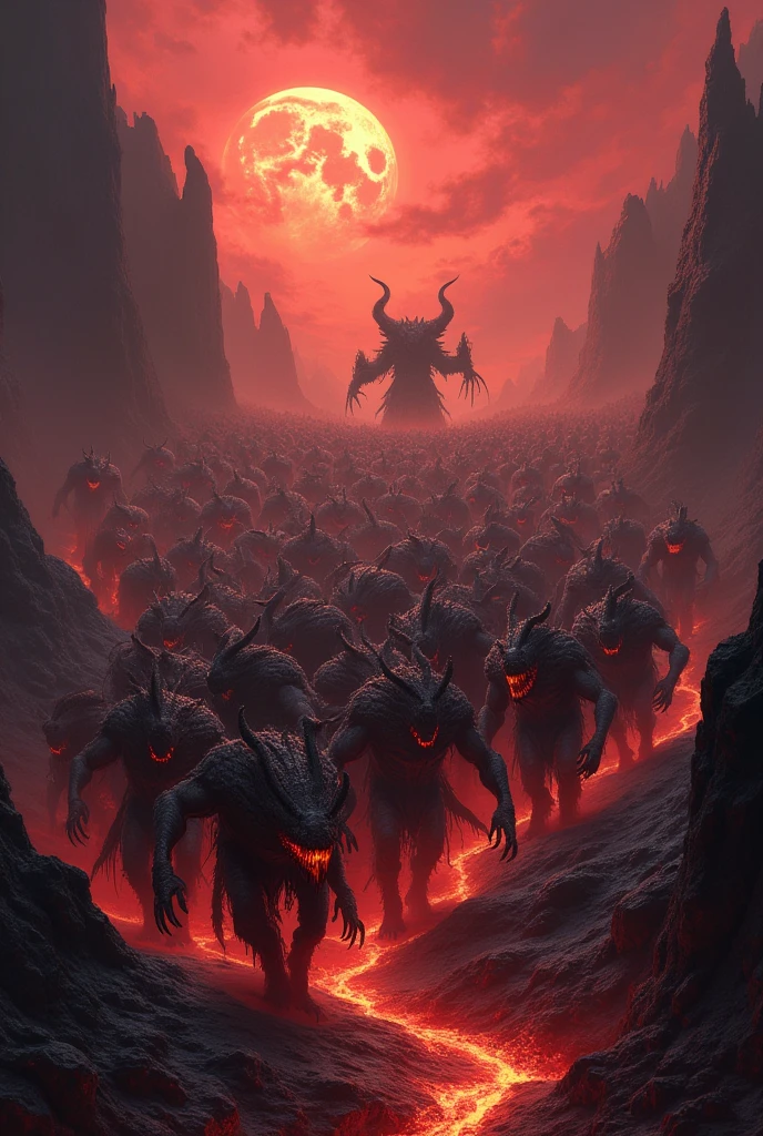 Monster army in hell