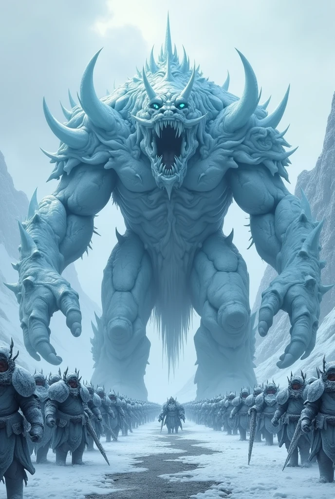 Glacier army monster