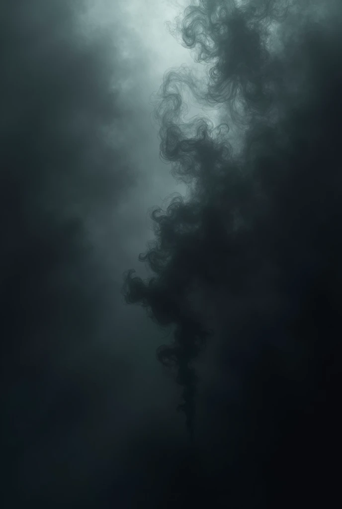 "Create a dark, atmospheric background image for a Facebook theme page: "SHUDOIN DOJO". The overall theme should be in black and gray tones, featuring dynamic, swirling smoke elements like a dragon to create depth and a mysterious ambiance. The smoke should flow and blend seamlessly across the image, with varying shades of gray to add texture and movement. No central figures; focus on the abstract interplay of light and shadow within the smoke to evoke a powerful, intense mood. The background should be versatile enough to overlay text or logos if needed."