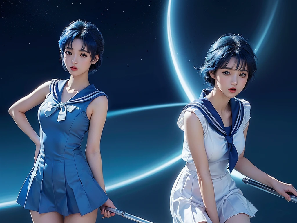 ((anime character sailor-mercury Clone girls Art)), ((Best Super High quality Myself sailor-mercury Clone girls illustration Art)), (((16K, Highest quality, Ultra-high resolution))), (((((It's so unrealistic, so unique, so unfathomable, so shocking, so unprecedented.))))), (((((sailor-mercury clone girls in the world of mass breeding, Ultra-realistic))))), Very detailed and beautiful female body, Very detailed and perfect body structure, ((Big Breasts)), (((A seductive smile))), ((((((((Highly detailed cloning depiction, 1girl-1,000,000cloning girls)))))))), (((((6+girls))))), (Very detailed depiction, Appears on the water surface, lots of, sailor mercury Clone girls, Gushing out)