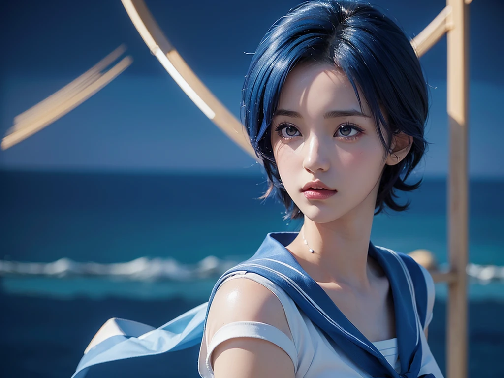 ((anime character sailor-mercury Clone girls Art)), ((Best Super High quality Myself sailor-mercury Clone girls illustration Art)), (((16K, Highest quality, Ultra-high resolution))), (((((It's so unrealistic, so unique, so unfathomable, so shocking, so unprecedented.))))), (((((sailor-mercury clone girls in the world of mass breeding, Ultra-realistic))))), Very detailed and beautiful female body, Very detailed and perfect body structure, ((Big Breasts)), (((A seductive smile))), ((((((((Highly detailed cloning depiction, 1girl-1,000,000cloning girls)))))))), (((((6+girls))))), (Very detailed depiction, Appears on the water surface, lots of, sailor mercury Clone girls, Gushing out)
