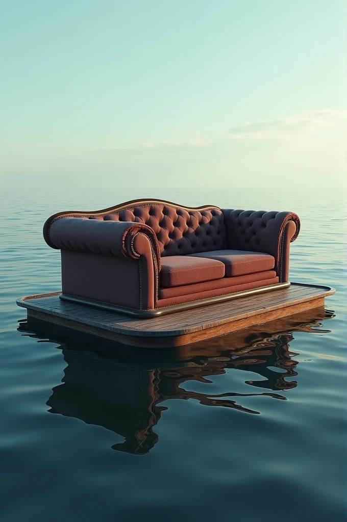 Larhe Sofa on ship in water