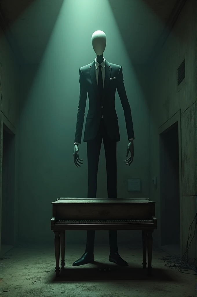 Slenderman with piano