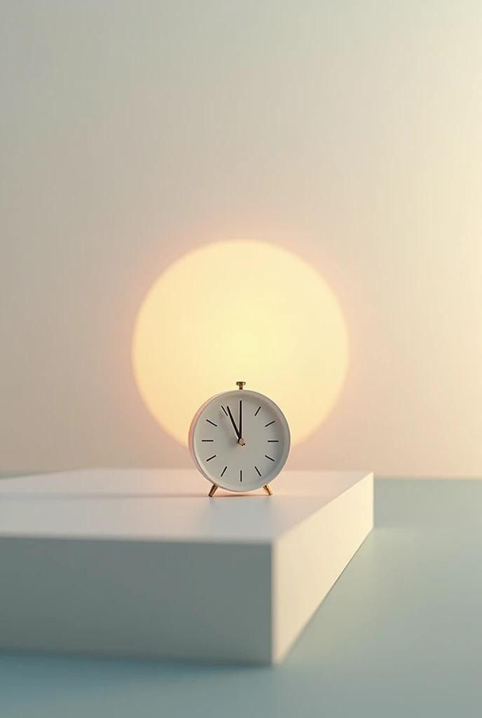 "Create an image with a calm and focused background, featuring a simple clock or a sunrise, symbolizing a new day. Add the text 'Stoic Rules to Conquer the Day' in a clean and modern font."
