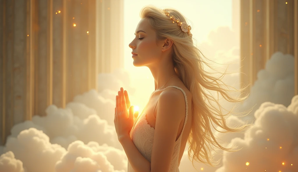 Goddess of innocent light, sublime being of pure divine love, sending light from your heart chakra for healing of emotions and regeneration of the soul..