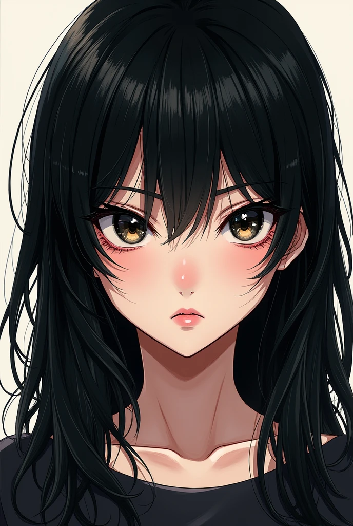 girl, manhwa, black hair, manhwa 