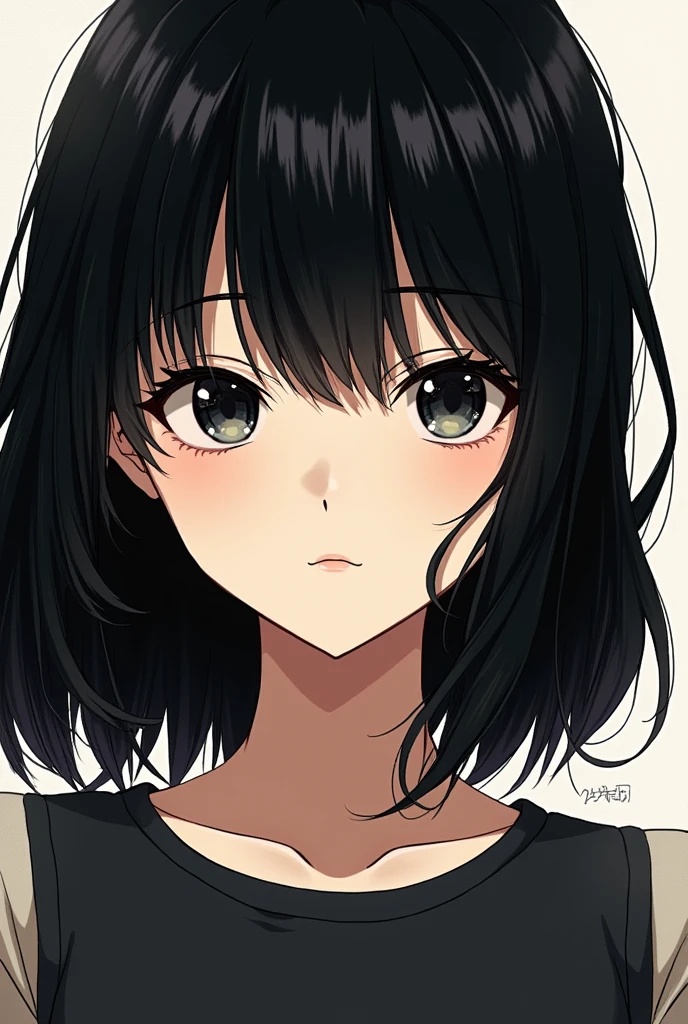 girl, manhwa, black hair, manhwa
