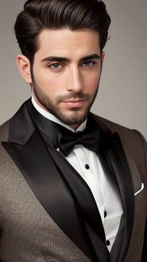 A handsome Jewish man focus on the face 