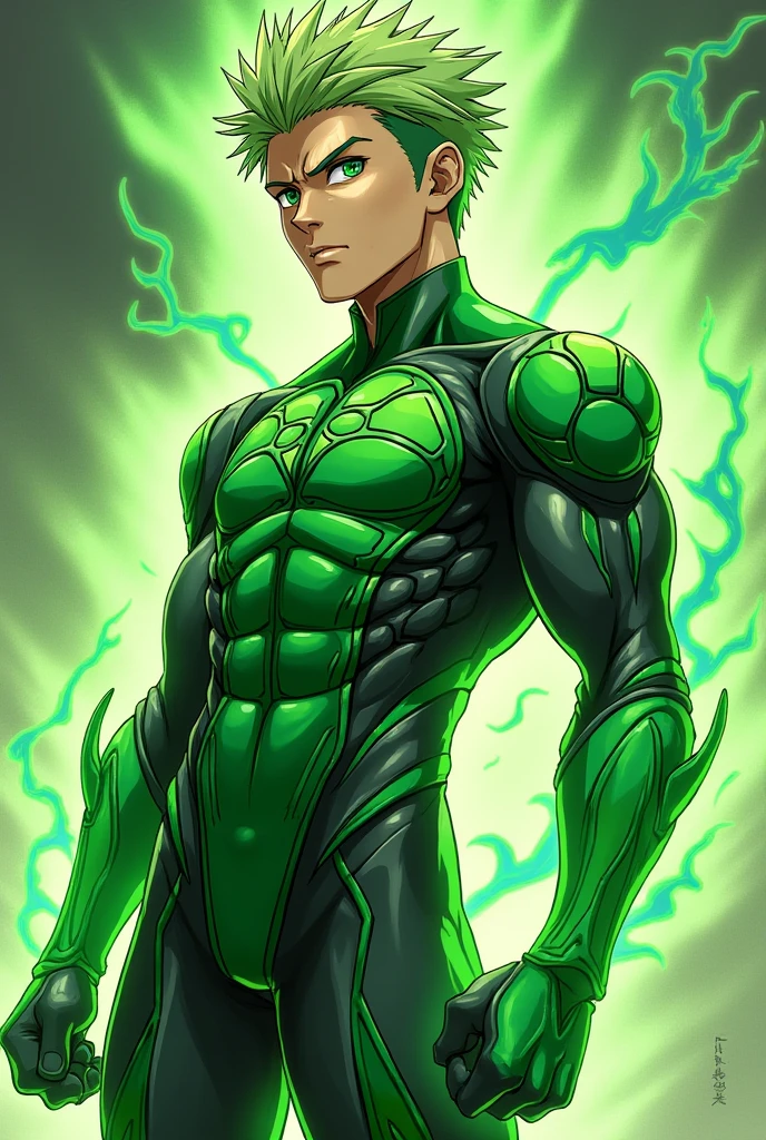 Yuiji Itadori a green costume