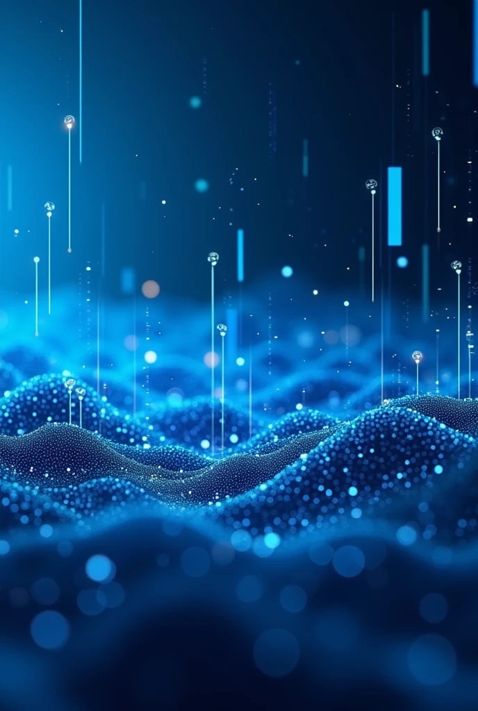 Blue programming background 