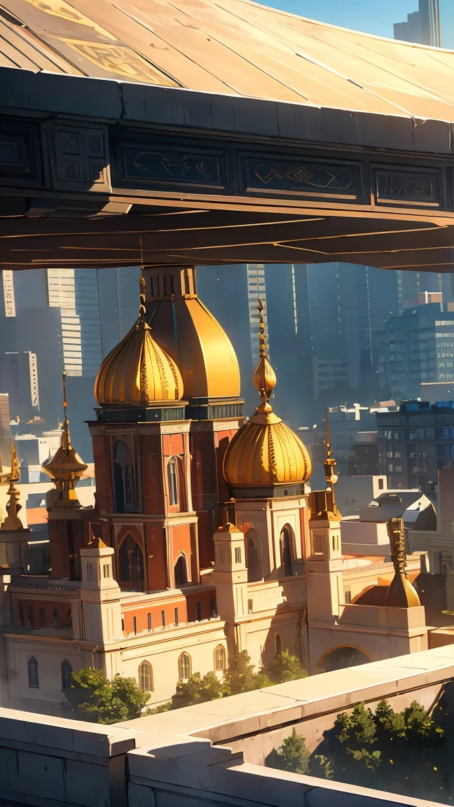 {(The best quality,4k,8k,High Resolutions,masterpiece:1.2),ultra detailed,(realist,fotorrealist,fotorrealist:1.37),HdR,UHD,studio lighting,Extreme detail description,professional,vivid colors,bokeh},Architectural structures built by the Tatars, Showing the machinery and manpower in action. Illustrated with a 3D rendering, The scene depicts intricate buildings rising from the ground. The materials used in construction are a combination of marble and concrete., resulting in a striking texture. The structures feature a unique blend of traditional and modern architectural elements.. In the middle of the buildings, Engineers and workers can be seen meticulously operating heavy machinery and tools., Contributing to the complex construction process. The scene is bathed in soft natural light., enhancing the details and creating a picturesque atmosphere. The color palette is dominated by earth tones., with gold accents. This work of art captures the essence of the Tatars' architectural prowess and the diligent work behind their great creations..