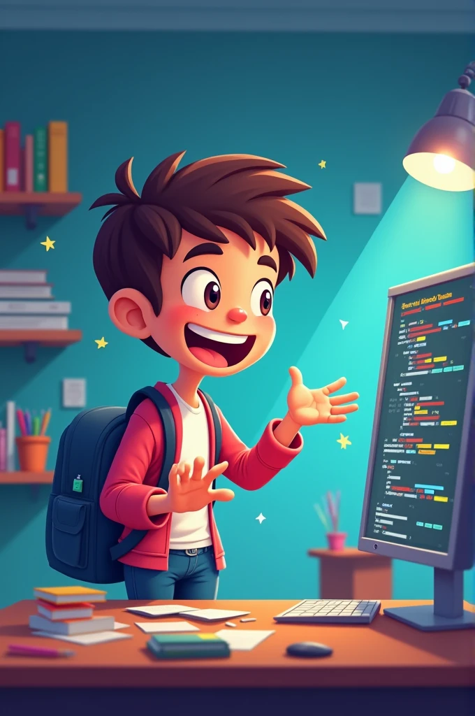 Generate a image for my coding account (teaching)