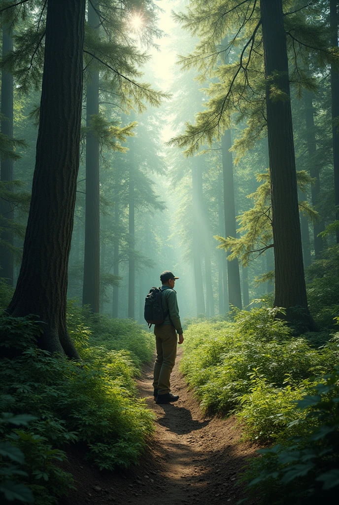 Orientation techniques in the forest Without a compass
