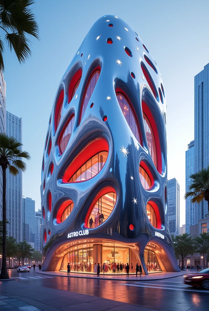 make a building thats the name of is AstroClub wich is a clothing line include the name Astro Club