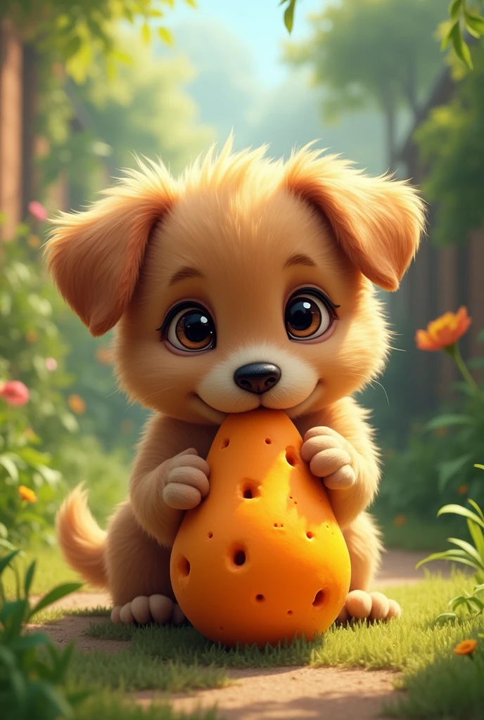 Puppy ate a weird fruit 