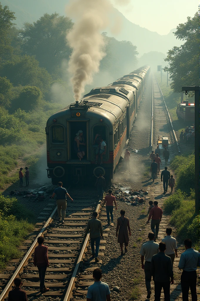 A train accident in india 