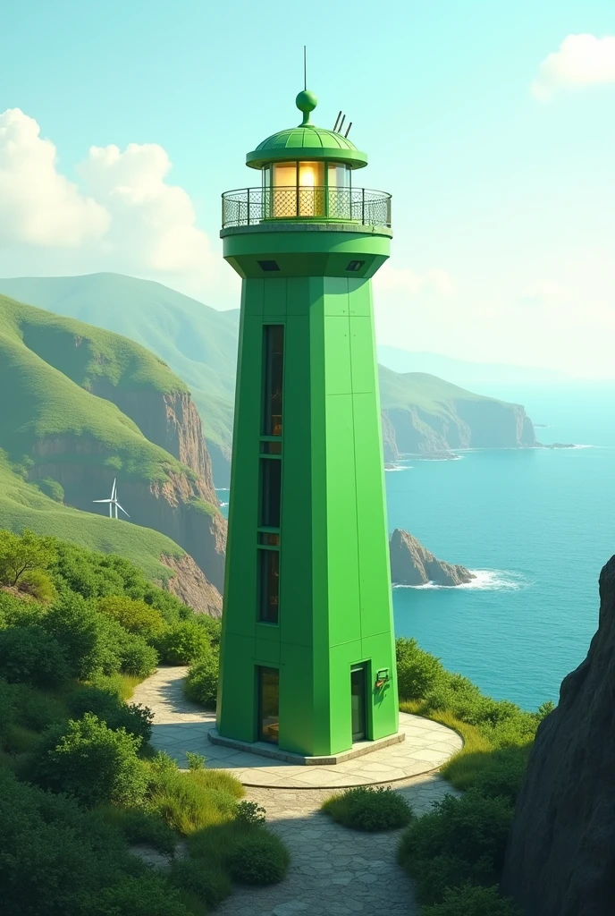 green Lighthouse modern