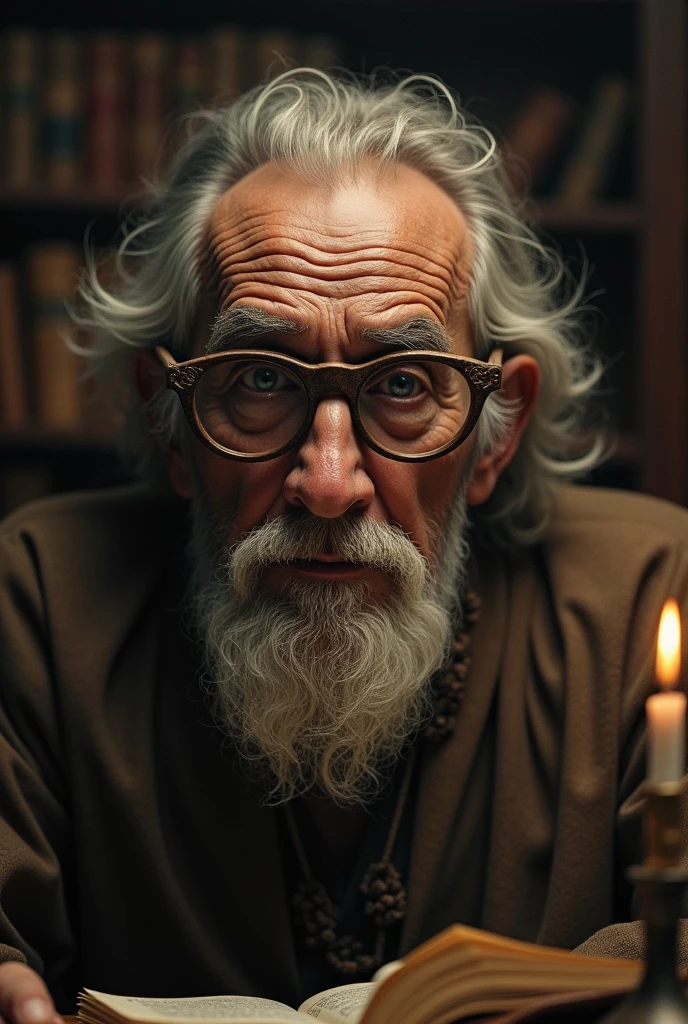 make me a evolution of eyeglasses 

past like very old