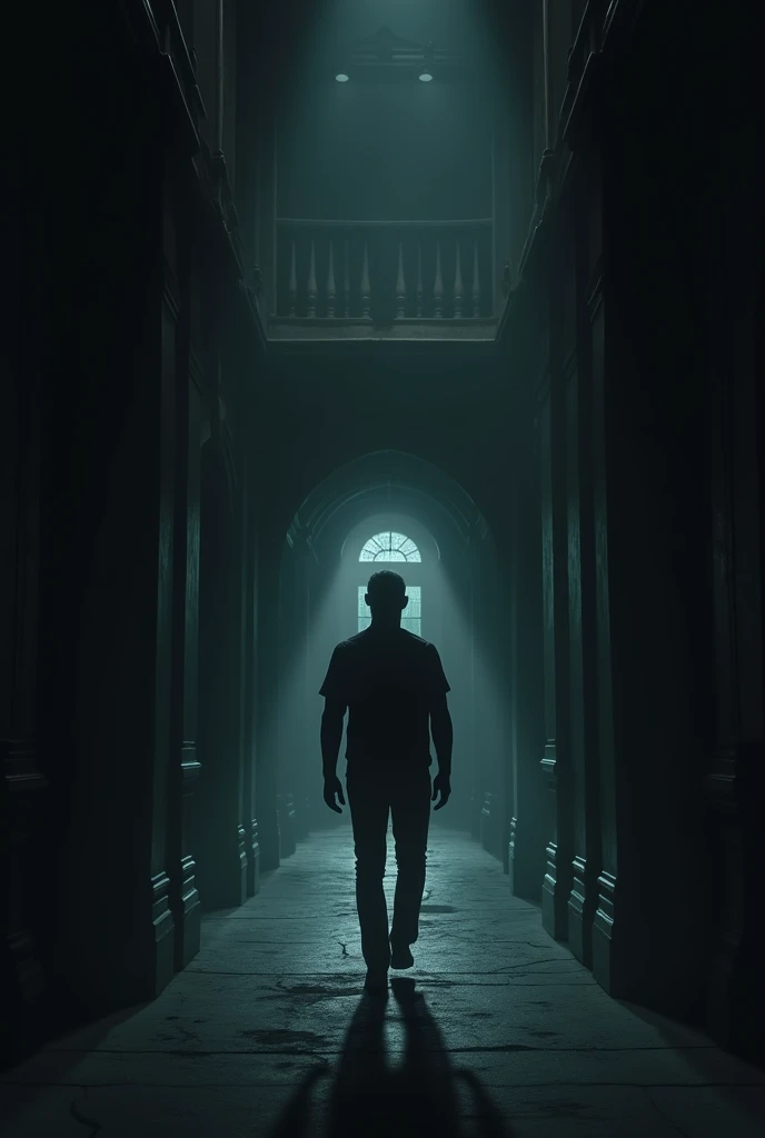 As he reached the central hall of the mansion, the flashlight suddenly went out. Darkness enveloped him completely. He tried to turn on his mobile light, but it also went off immediately. Now he was engulfed in complete darkness. Suddenly, he heard the sound of someone sobbing. His heartbeat quickened. He decided to follow the sound and moved forward slowly