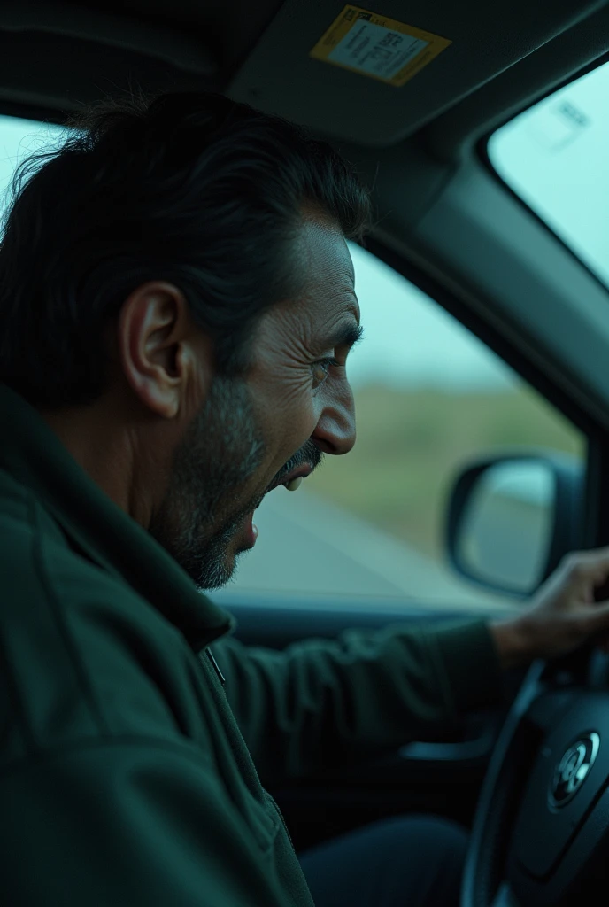 Suddenly, the taxi screeched to a halt in the middle of nowhere. The driver turned around, its blank face inches from Rahul's. He screamed, but his voice was drowned out by the sound of his own mind shattering.
