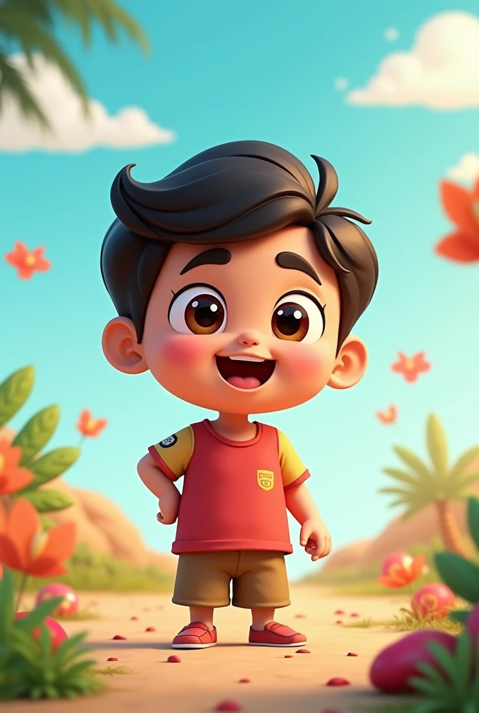 Text photo and cartoon character for YouTube channel. The channel name is telugufactstalks