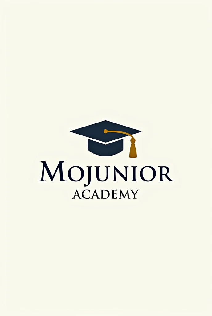 Create a school logo for MoJunior Academy with an educational motto