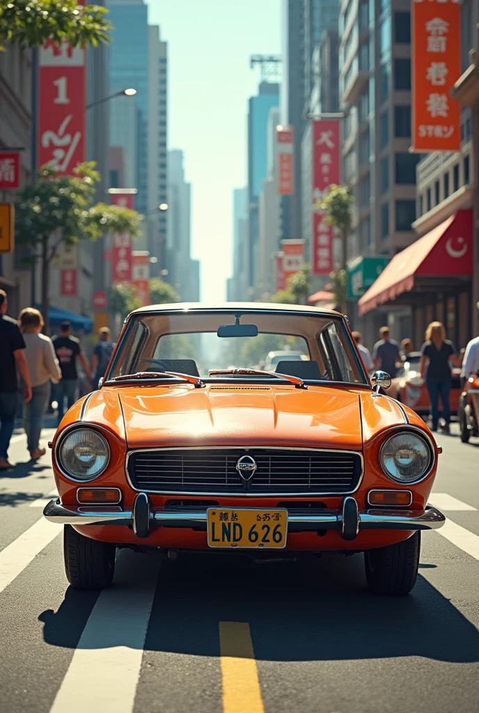 Nissan Datsun ready go car on street