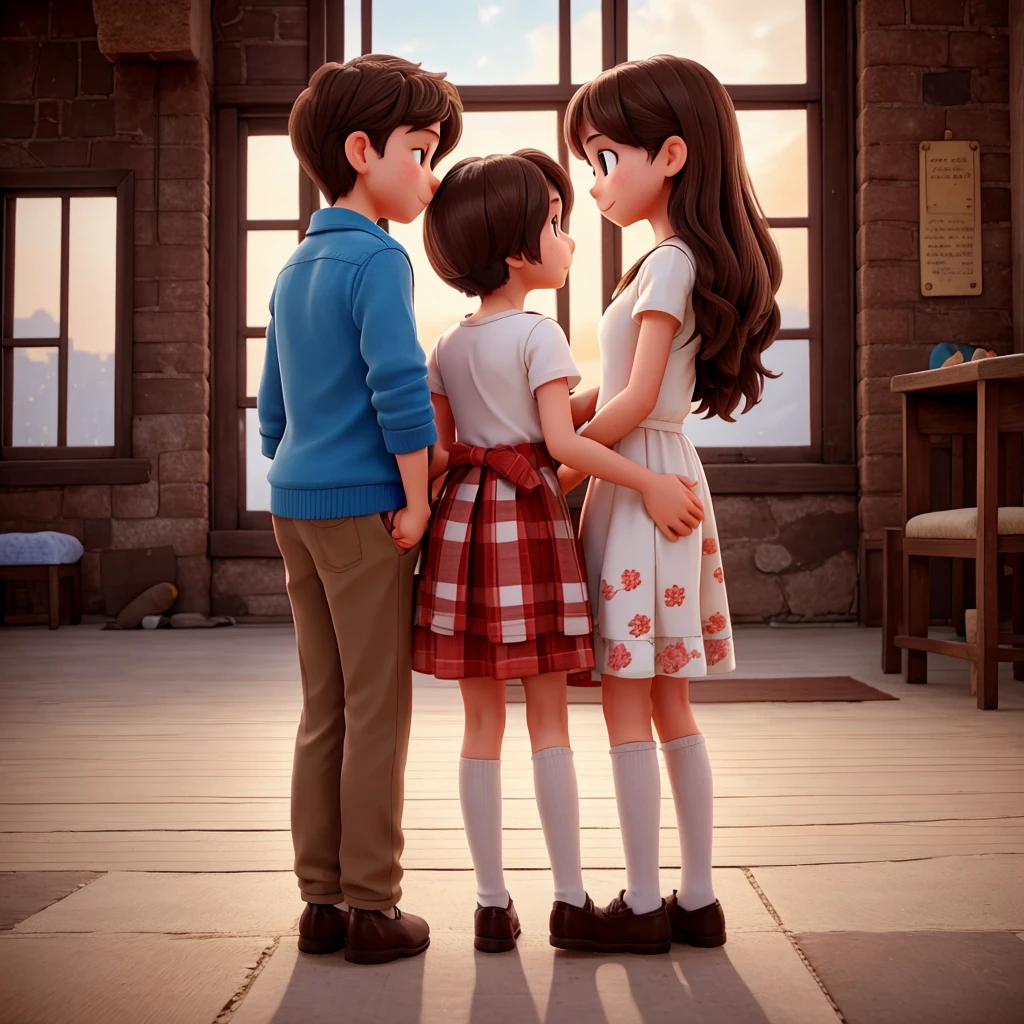 Reunion:Of two children, sometimes goodbyes make love stronger, and reunion can fill the missing pieces, a love that never fades.: True love never fades, no matter how much time has passed.