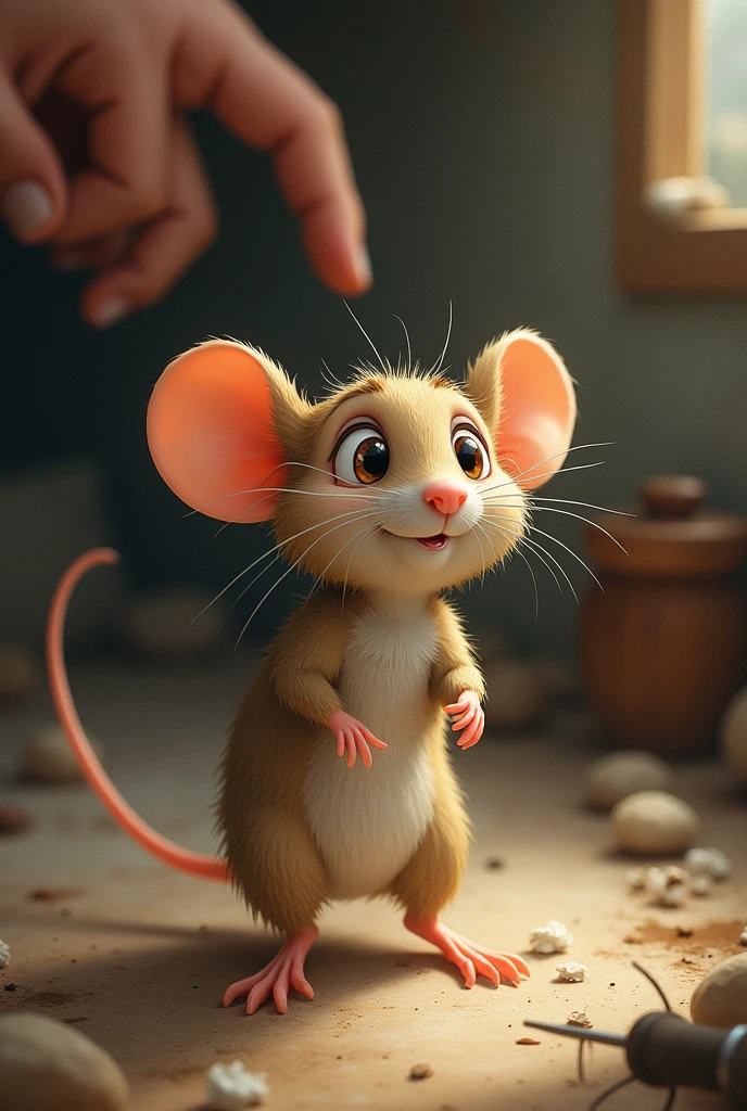 For kids story Please, let me go!" squeaked the mouse. "One day I will help you in return!"