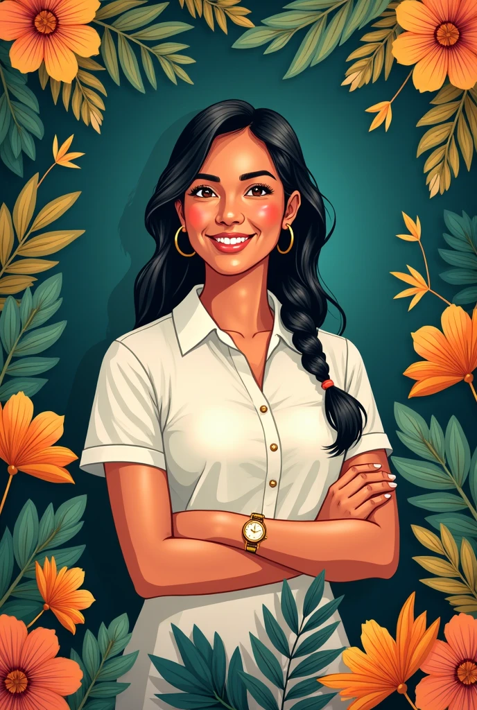Create a poster that visualize an ideal Filipino teacher