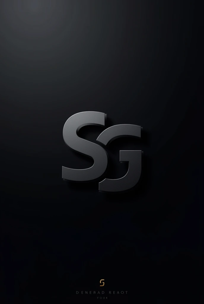 cool 'SG' logo , black background