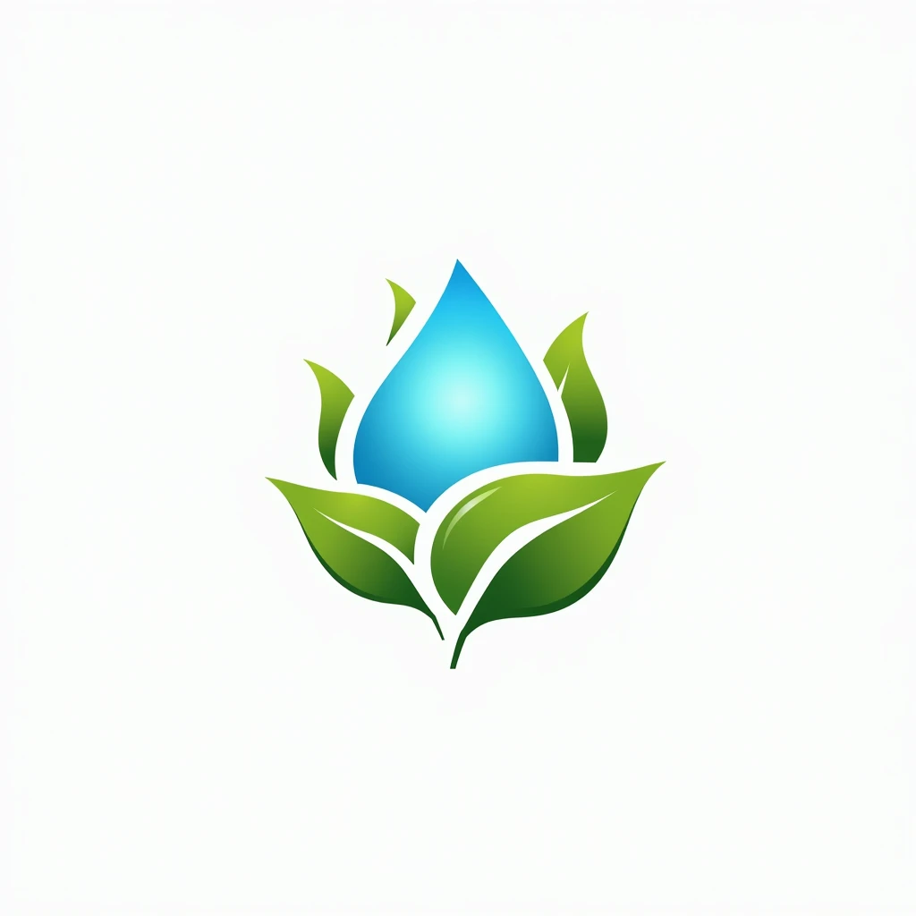 Create a modern and professional logo for the company "Tech Agro Consultoria e Projetos Agropecuários". Design must convey innovation, technology and sustainability in the agricultural sector. Maintain the original visual identity, but with significant improvements: Icon: Use an icon that combines a stylized and refined drop of water with leaves, representing the importance of water in agriculture and sustainability. The drop should be highlighted in blue, while the leaves should be green, symbolizing growth and nature. Add a touch of brown to represent the soil, integrating it harmoniously with the other elements. Color Palette: Green for agriculture, blue for irrigation and a shade of brown that represents the soil, creating a soft contrast and a sense of depth. Typography: The name "Tech Agro" must be highlighted with a clear, modern and bold font, using green and blue to differentiate the words. The slogan "Consultoria e Projetos Agropecuários" should be positioned below the main name, in a smaller and more discreet font, maintaining the focus on the main name. This design must be more dynamic, attractive and capable of conveying the company's core values.