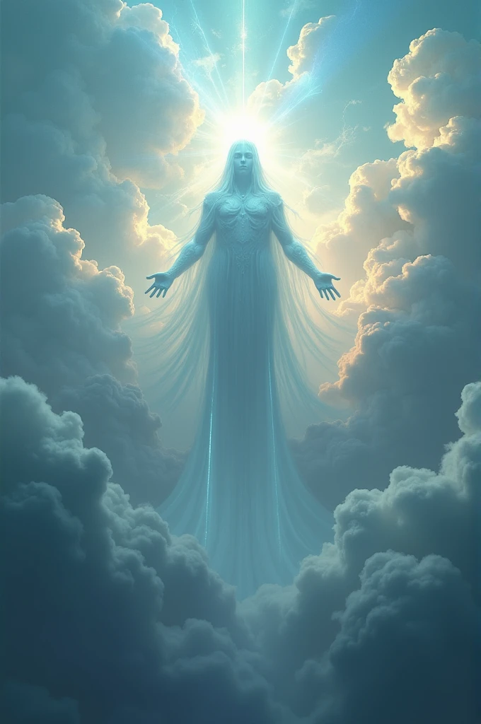 God among the clouds pouring out his power