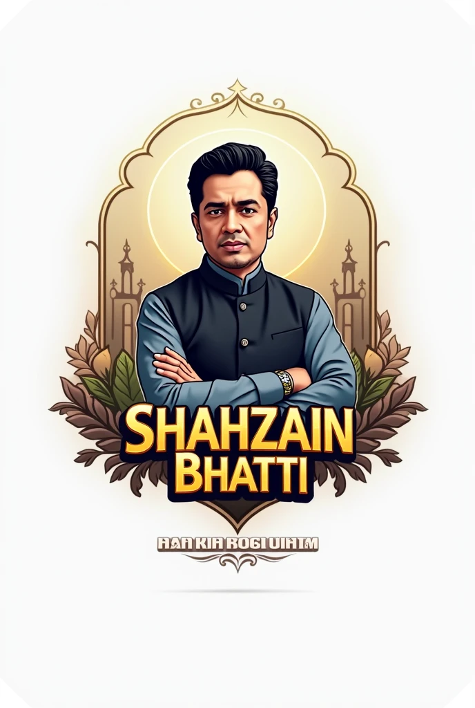 shahzain bhatti Muzaffar garh name logo 