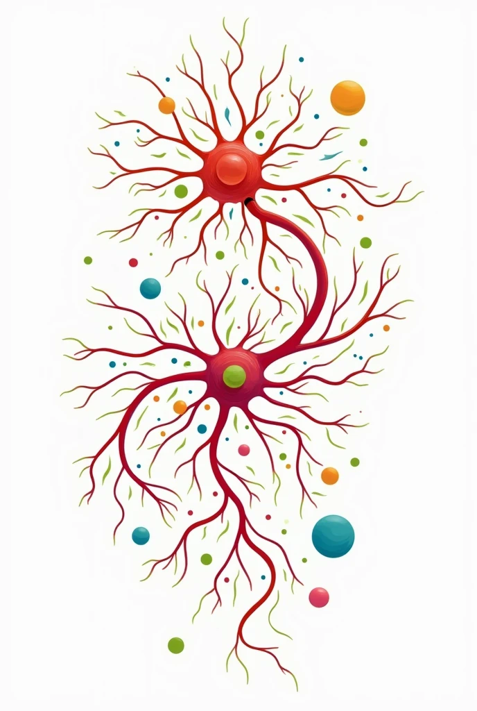 Generates an image of the mixed neurons, that it has a white background since I am going to use it in a presentation, and it doesn&#39;t look so real but rather a little animated
