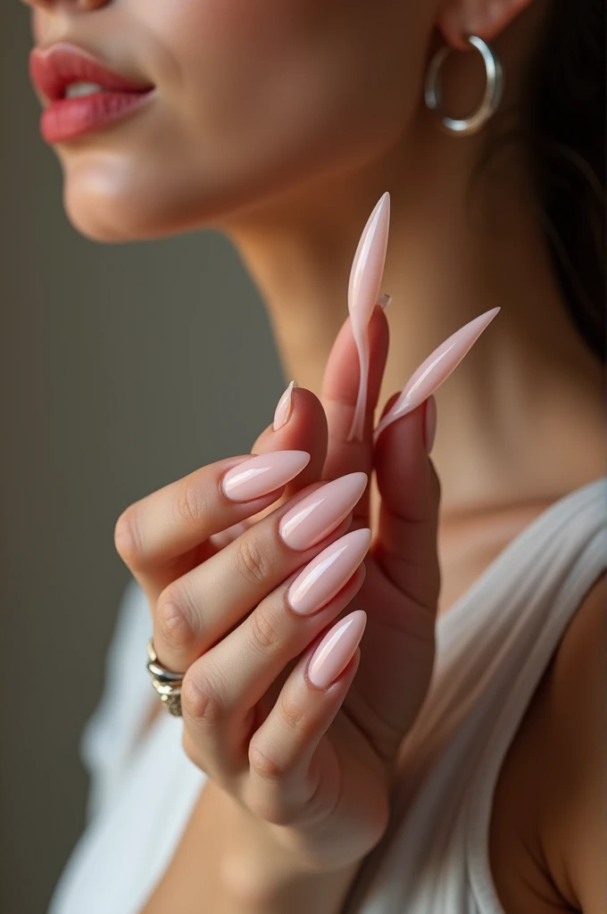 ((best quality)), ((masterpiece)), (detailed), beautiful woman with 10cm long nails