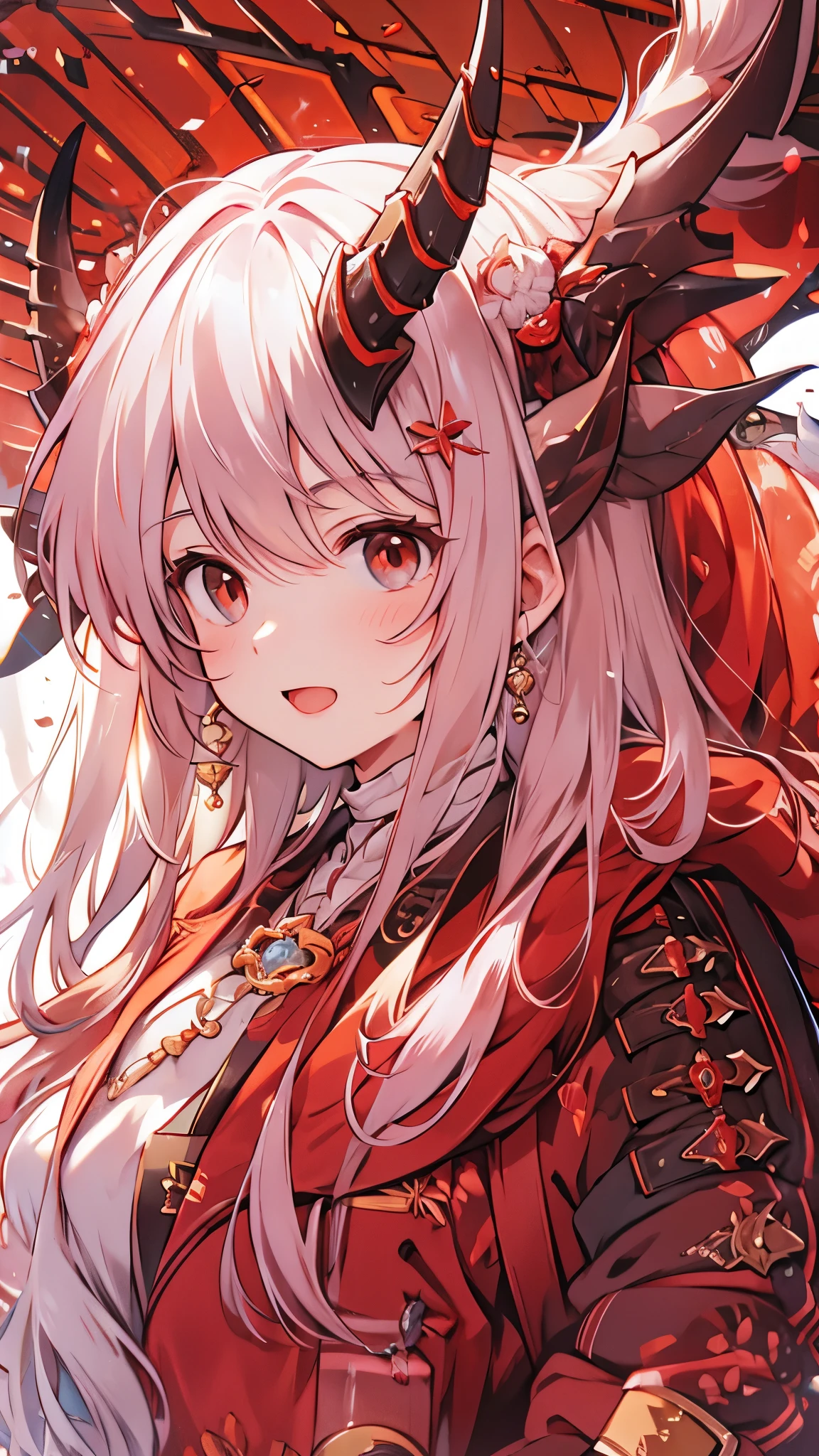 Red Dragon Horn，anime dragon girl