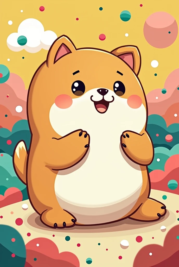 By combining a character called Mameshiba with a seal,
Strengthening the feel of Dentsu's Mameshiba
