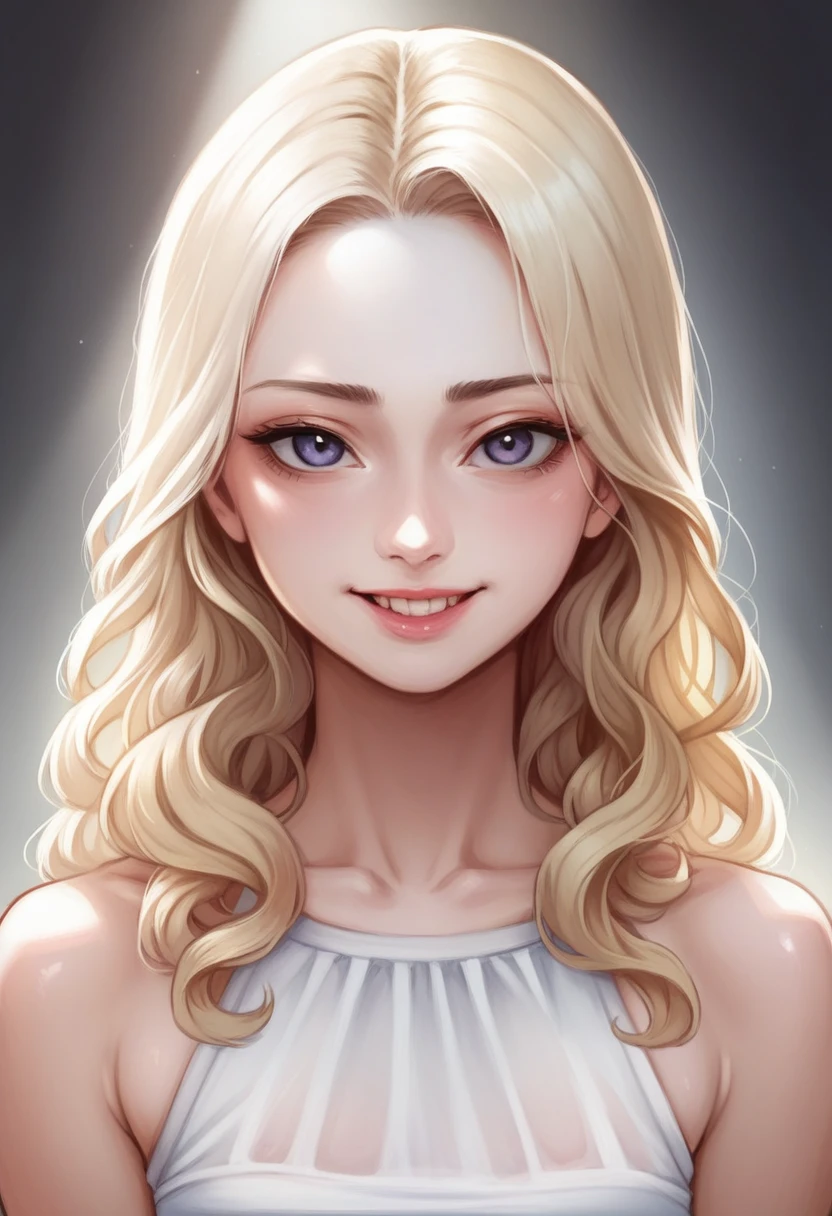 (8K, Best Quality, Masterpiece: 1.2), (Realistic, Photorealistic: 1.37), Super Detail, 1 Girl, Cute, Solo, (Redness of the Nose), (Smile: 1.15), (Mouth Closed) Small, Beautiful Eyes, (Long Hair: 1.2), Floating Hair Novafrog style, slim upper body,