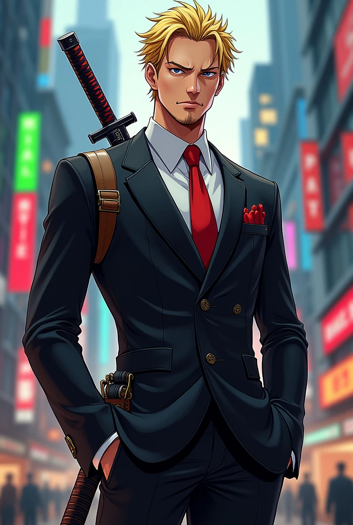 Sanji but sanji is deadpool