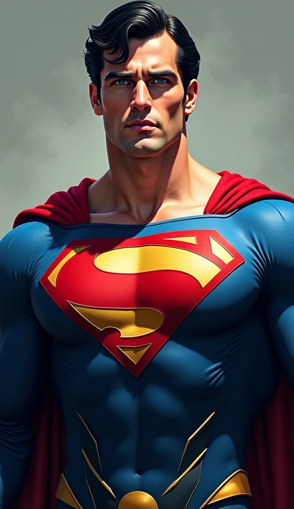 Superman half body
