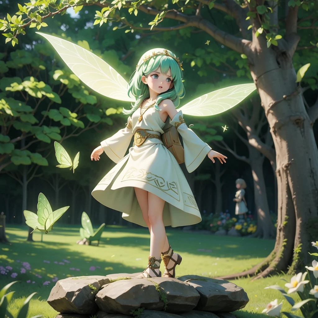 Celtic Priestess、Celtic mythology、There are fairies flying around