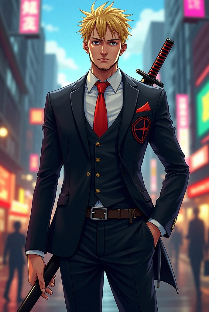 Sanji but sanji is deadpool