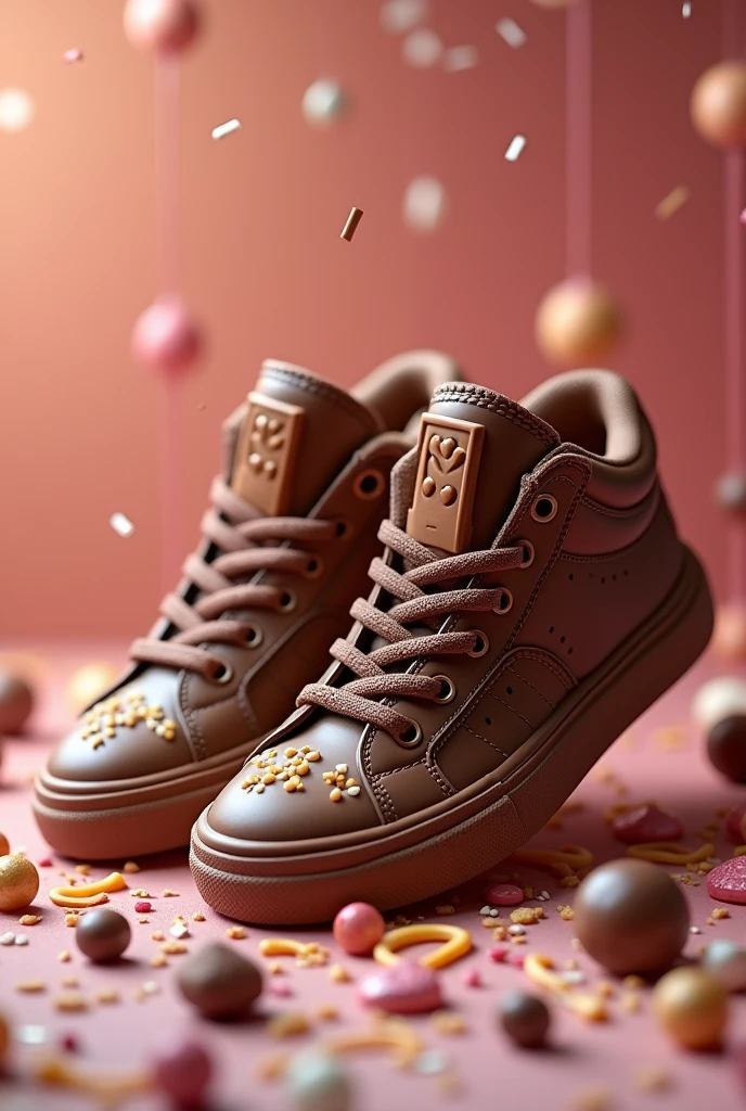 chocolate sneackers shoes