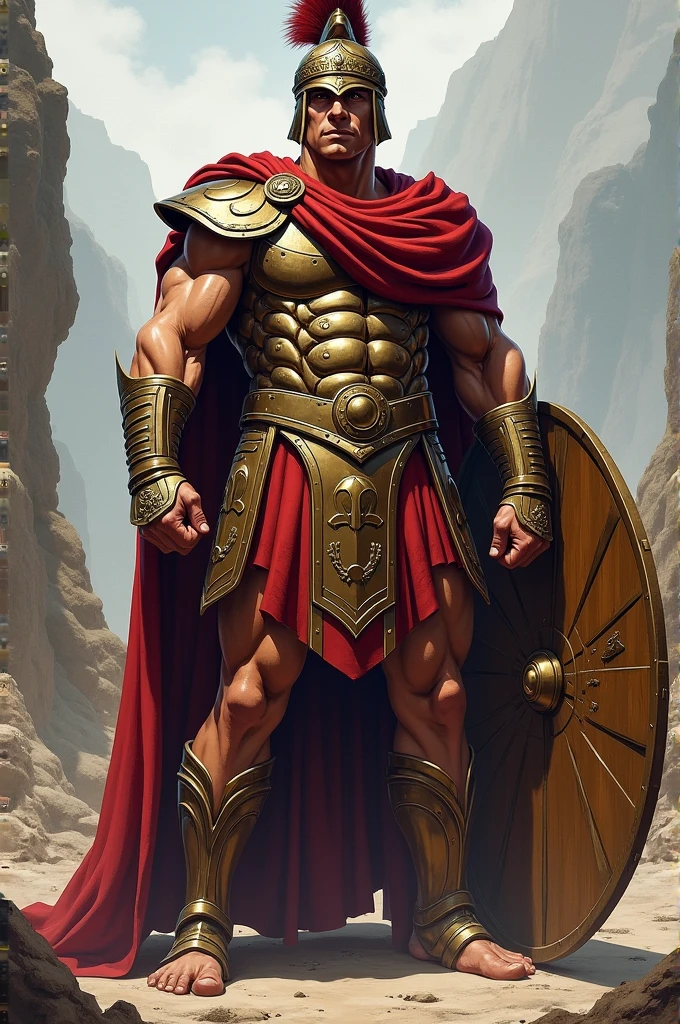 Spartan in drawing 