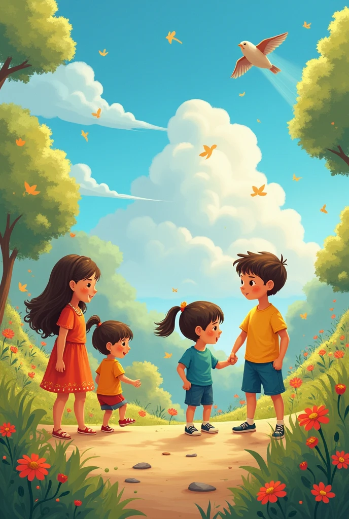 Moral of the story,no matter how small for kids story 