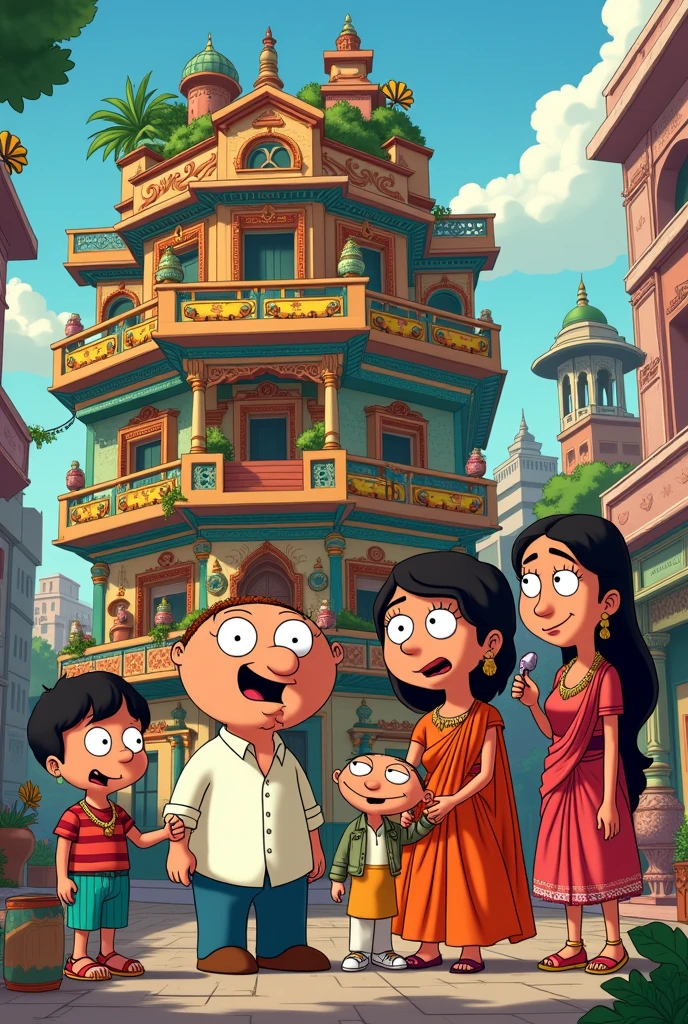 Family guy as indians